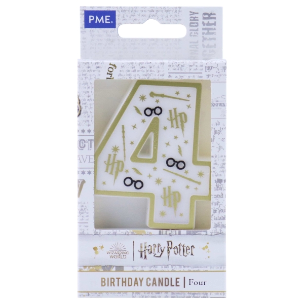 Harry Potter Candle - Number 4